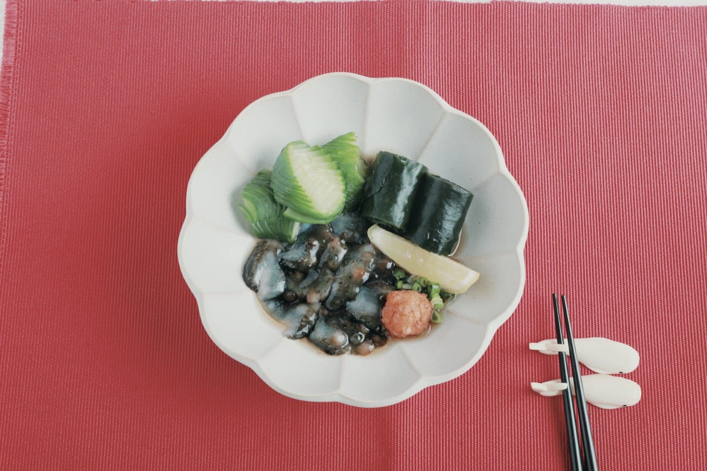 해삼초회